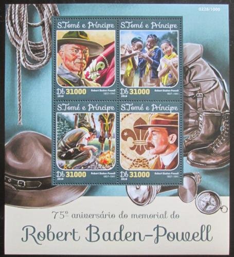 Poštovní známky Svatý Tomáš 2016 Robert Baden-Powell Mi# 6571-74 Kat 12€