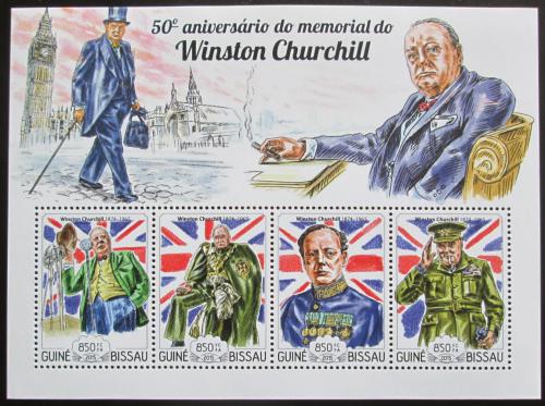 Poštovní známky Guinea-Bissau 2015 Winston Churchill Mi# 7707-10 Kat 14€