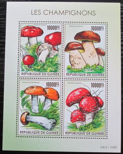 Poštovní známky Guinea 2015 Houby Mi# 11283-86 Kat 16€