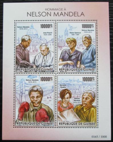 Poštovní známky Guinea 2015 Nelson Mandela Mi# 11358-61 Kat 16€