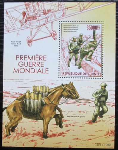 Poštovní známka Guinea 2015 První svìtová válka Mi# Block 2566 Kat 14€