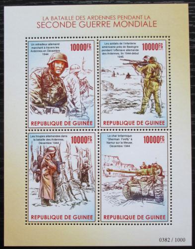 Poštovní známky Guinea 2015 Bitva v Ardenách Mi# 11378-81 Kat 16€