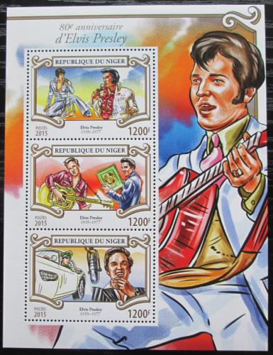 Poštovní známky Niger 2015 Elvis Presley Mi# 3602-04 Kat 14€