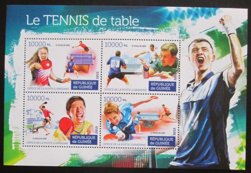Poštovní známky Guinea 2015 Stolní tenis Mi# 11278-81 Kat 16€