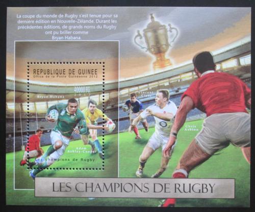 Poštovní známka Guinea 2012 Rugby Mi# Block 2116 Kat 16€