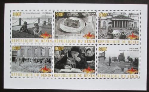 Poštovní známky Benin 2014 Osvobození Leningradu, 70. výroèí Mi# N/N