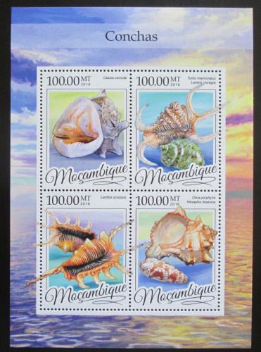 Poštovní známky Mosambik 2016 Mušle Mi# 8589-92 Kat 22€