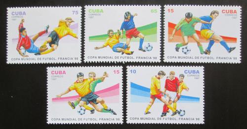 Poštovní známky Kuba 1997 MS ve fotbale Mi# 4003-07