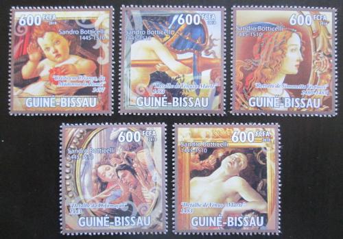 Poštovní známky Guinea-Bissau 2010 Umìní, Sandro Botticelli Mi# 5140-44 Kat 12€