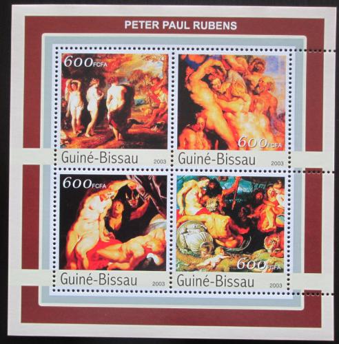 Poštovní známky Guinea-Bissau 2003 Umìní, Peter Paul Rubens Mi# 2156-59 Kat 8€