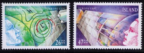 Poštovní známky Island 1991 Evropa CEPT, prùzkum vesmíru Mi# 742-43 Kat 10€