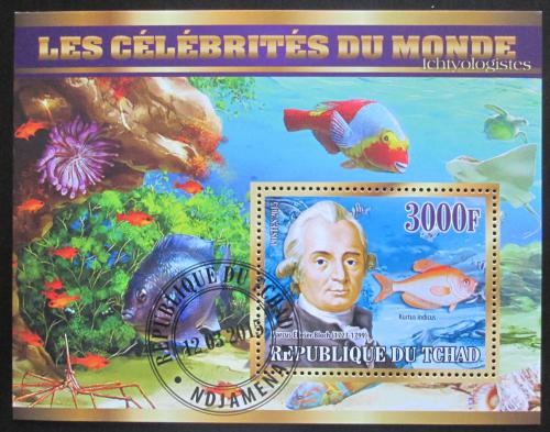 Poštovní známka Èad 2015 Marcus Elieser Bloch, ryby Mi# N/N
