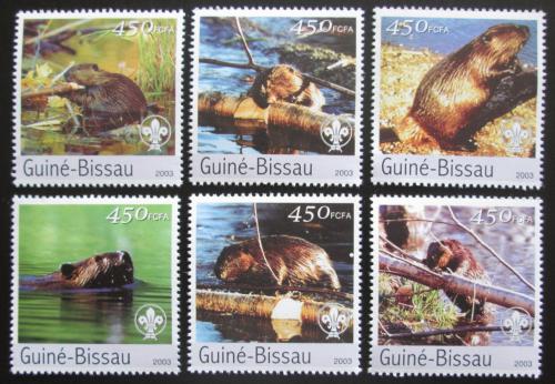 Potovn znmky Guinea-Bissau 2003 Bobi Mi# 2470-75 Kat 11 - zvtit obrzek