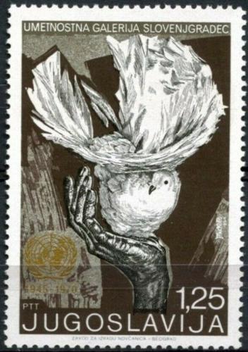 Poštovní známka Jugoslávie 1970 OSN, 25. výroèí Mi# 1399