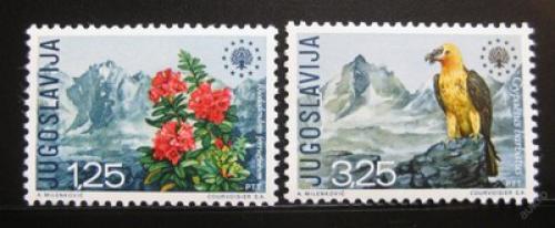 Poštovní známky Jugoslávie 1970 Ochrana pøírody Mi# 1406-07 Kat 15€