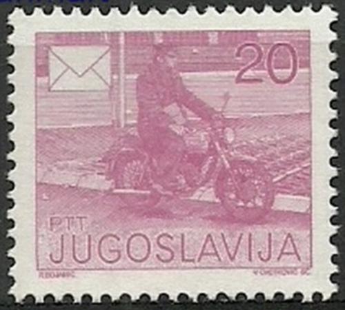 Poštovní známka Jugoslávie 1986 Poštovní doruèovatel Mi# 2151