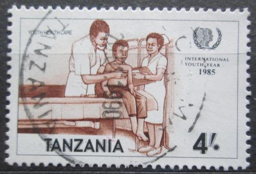 Poštovní známka Tanzánie 1986 Mezinárodní rok mládeže Mi# 289