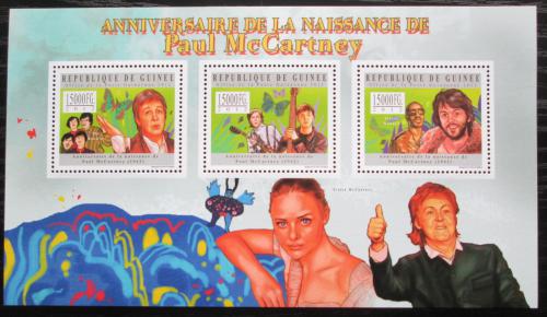 Poštovní známky Guinea 2012 The Beatles, Paul McCartney Mi# 9420-22 Kat 18€