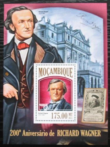 Poštovní známka Mosambik 2013 Richard Wagner Mi# Block 808 Kat 10€