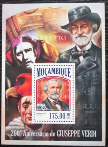 Poštovní známka Mosambik 2013 Giuseppe Verdi Mi# Block 809 Kat 10€
