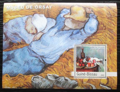 Potovn znmka Guinea-Bissau 2003 Umn, Muzeum Orsay Mi# Block 406 Kat 12 - zvtit obrzek