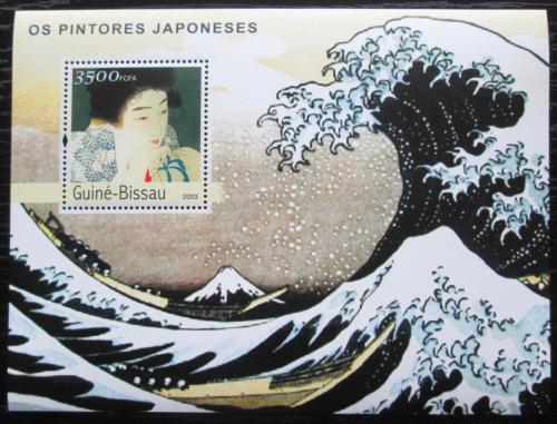 Poštovní známka Guinea-Bissau 2003 Japonské umìní Mi# Block 420 Kat 12€