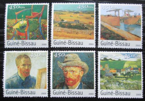 Poštovní známky Guinea-Bissau 2003 Umìní, Vincent van Gogh Mi# 2688-93 Kat 10€
