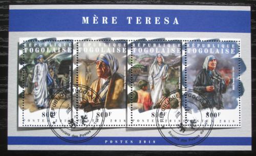 Poštovní známky Togo 2018 Matka Tereza Mi# 8892-95 Kat 13€