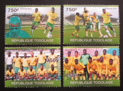 Poštovní známky Togo 2010 Národní fotbalový team Mi# 3569-72 Kat 12€ 