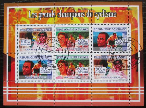 Poštovní známky Guinea 2008 Slavní cyklisti Mi# 5426-31 Kat 12€