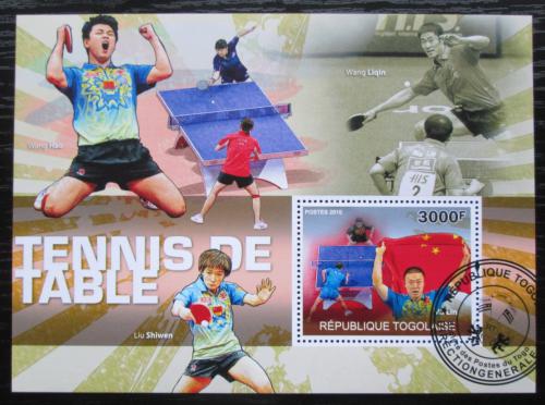Poštovní známka Togo 2010 Stolní tenis Mi# Block 534 Kat 12€ 