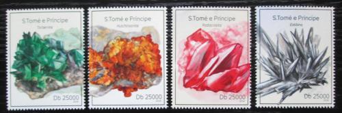 Poštovní známky Svatý Tomáš 2014 Minerály Mi# 5564-67 Kat 10€