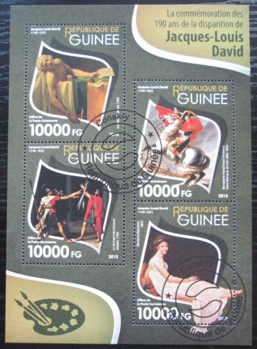 Poštovní známky Guinea 2015 Umìní, Jacques-Louis David Mi# 11943-46 Kat 16€