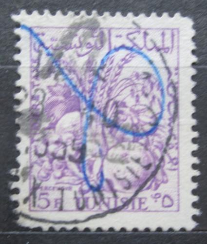 Poštovní známka Tunisko 1957 Zemìdìlské produkty, doplatní Mi# 71