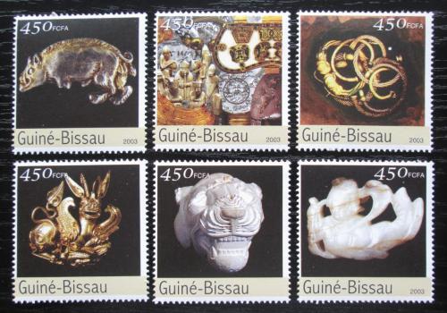 Potovn znmky Guinea-Bissau 2003 Exponty z Britskho muzea Mi# 2658-63 Kat 10 - zvtit obrzek