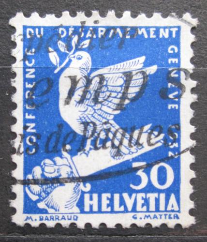 Potovn znmka vcarsko 1932 Holubice na zlomenm mei Mi# 253  - zvtit obrzek