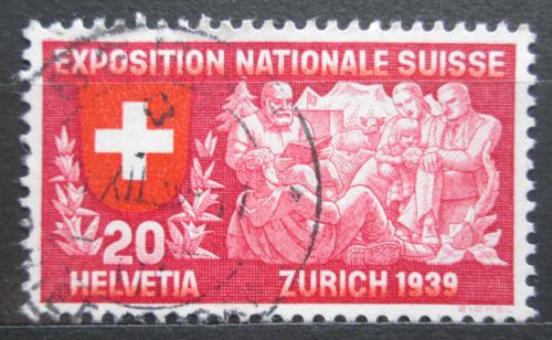 Potovn znmka vcarsko 1939 Nrodn vstava Mi# 339