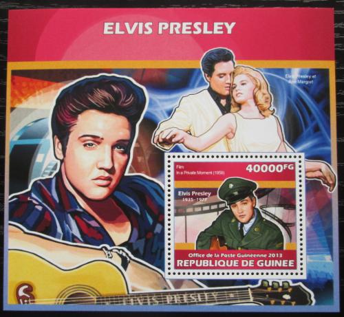 Poštovní známka Guinea 2013 Elvis Presley Mi# Block 2322 Kat 16€