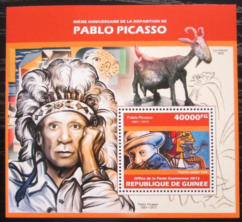 Poštovní známka Guinea 2013 Umìní, Pablo Picasso Mi# Block 2318 Kat 16€
