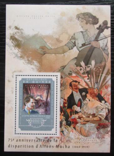 Poštovní známka Guinea 2014 Umìní, Alfons Mucha Mi# Block 2460 Kat 16€