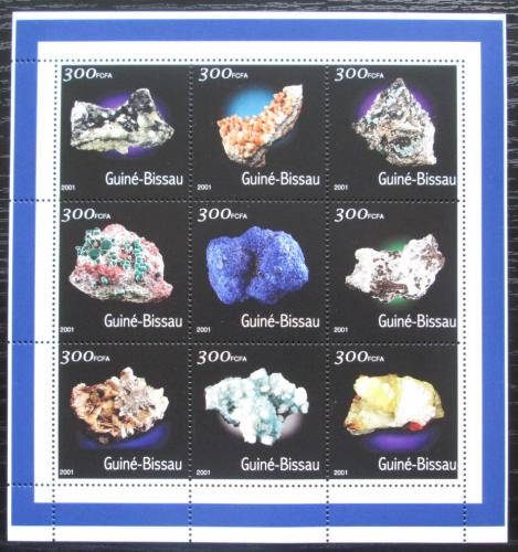 Poštovní známky Guinea-Bissau 2001 Minerály Mi# 1534-42 Kat 11€