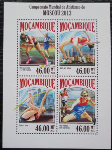 Poštovní známky Mosambik 2013 MS v lehké atletice Mi# 7077-80 Kat 11€