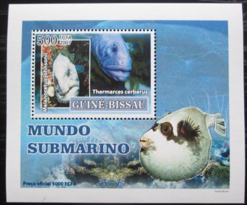 Potovn znmka Guinea-Bissau 2007 Ryby DELUXE Mi# 3582 Block - zvtit obrzek