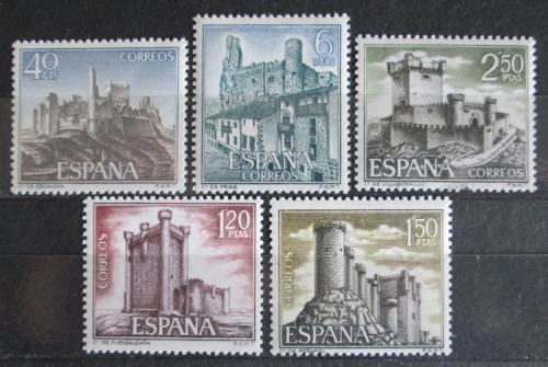 Poštovní známky Španìlsko 1968 Hrady Mi# 1770-74