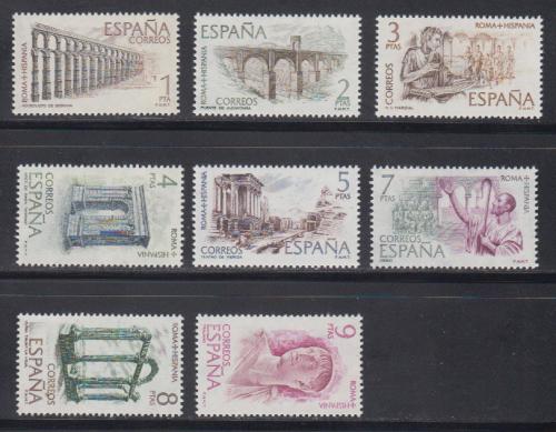 Poštovní známky Španìlsko 1974 Antika Mi# 2079-86