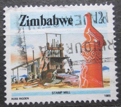 Potovn znmka Zimbabwe 1985 Stoupa Mi# 315 A