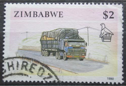 Potovn znmka Zimbabwe 1990 Nkladn auto Mi# 435 - zvtit obrzek