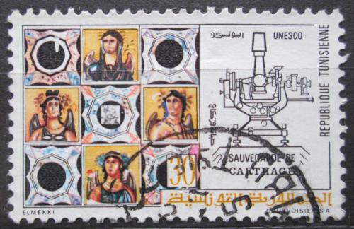 Poštovní známka Tunisko 1973 Záchrana ruin v Kartágu Mi# 804