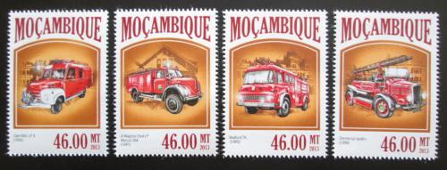 Poštovní známky Mosambik 2013 Hasièská auta Mi# 6892-95 Kat 11€