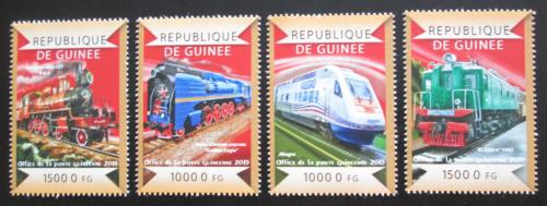 Potovn znmky Guinea 2015 Rusk lokomotivy Mi# 11012-15 Kat 20 - zvtit obrzek